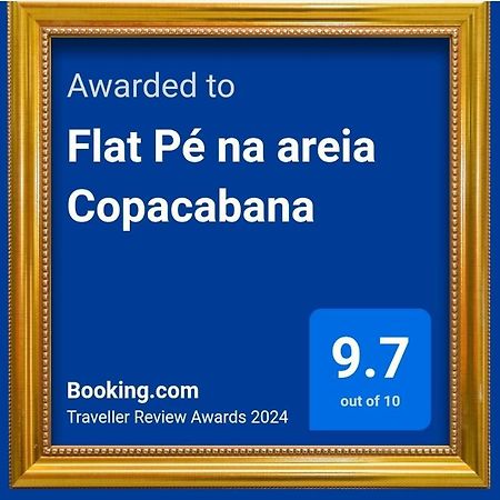 Flat Copacabana Pe Na Areia 里约热内卢 外观 照片