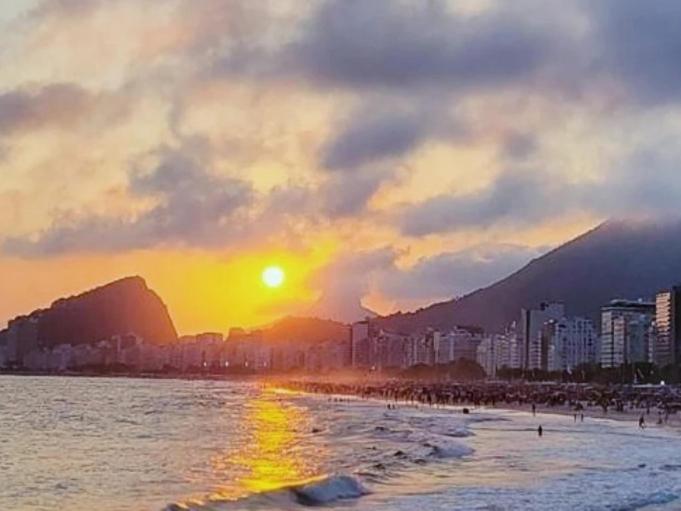 Flat Copacabana Pe Na Areia 里约热内卢 外观 照片