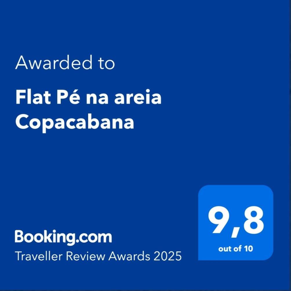 Flat Copacabana Pe Na Areia 里约热内卢 外观 照片